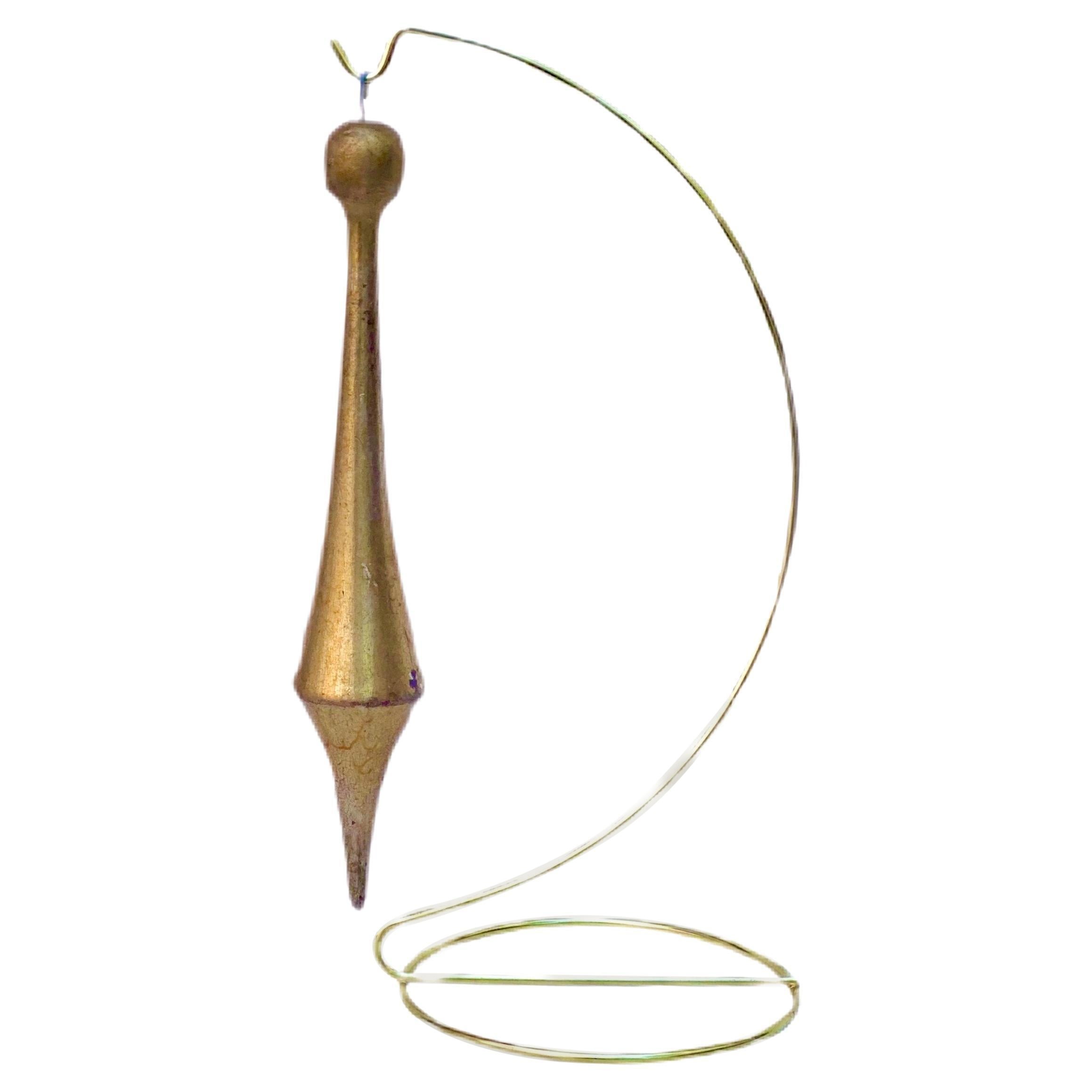 18th Century Italian Large Gold Leaf Rococo Tassel Ornament