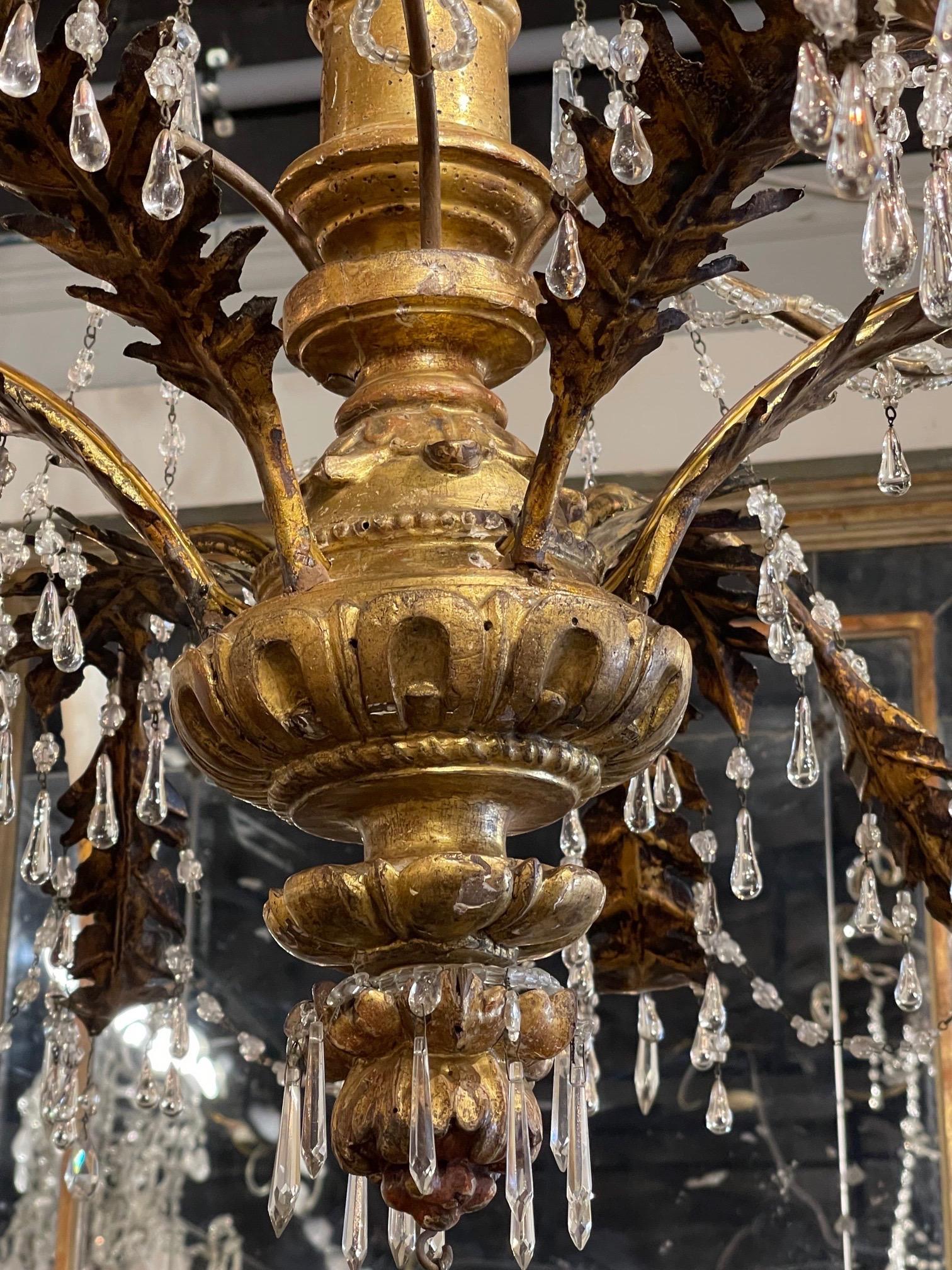 lustre echelle bois