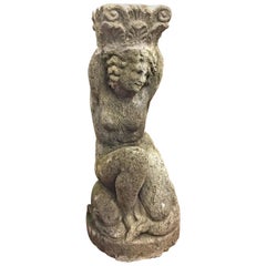 18th Century Italian Limestone Venus Sculpture with Patina