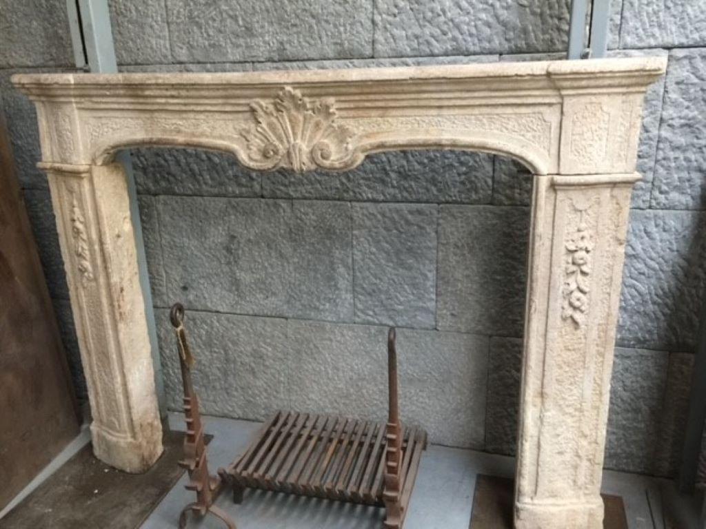 Very nice Italian Fireplace Mantel, dating from the 18th Century.
Inside dimensions : 137cm wide and 119cm high