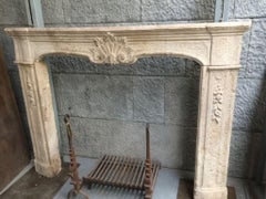 18th Century Italian Louis XV Fireplace Mantel