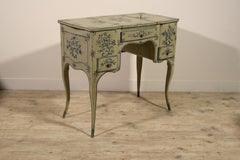 18th century, Italian Louis XV Lacquered Wood Vanity Dressing Cabinet 
