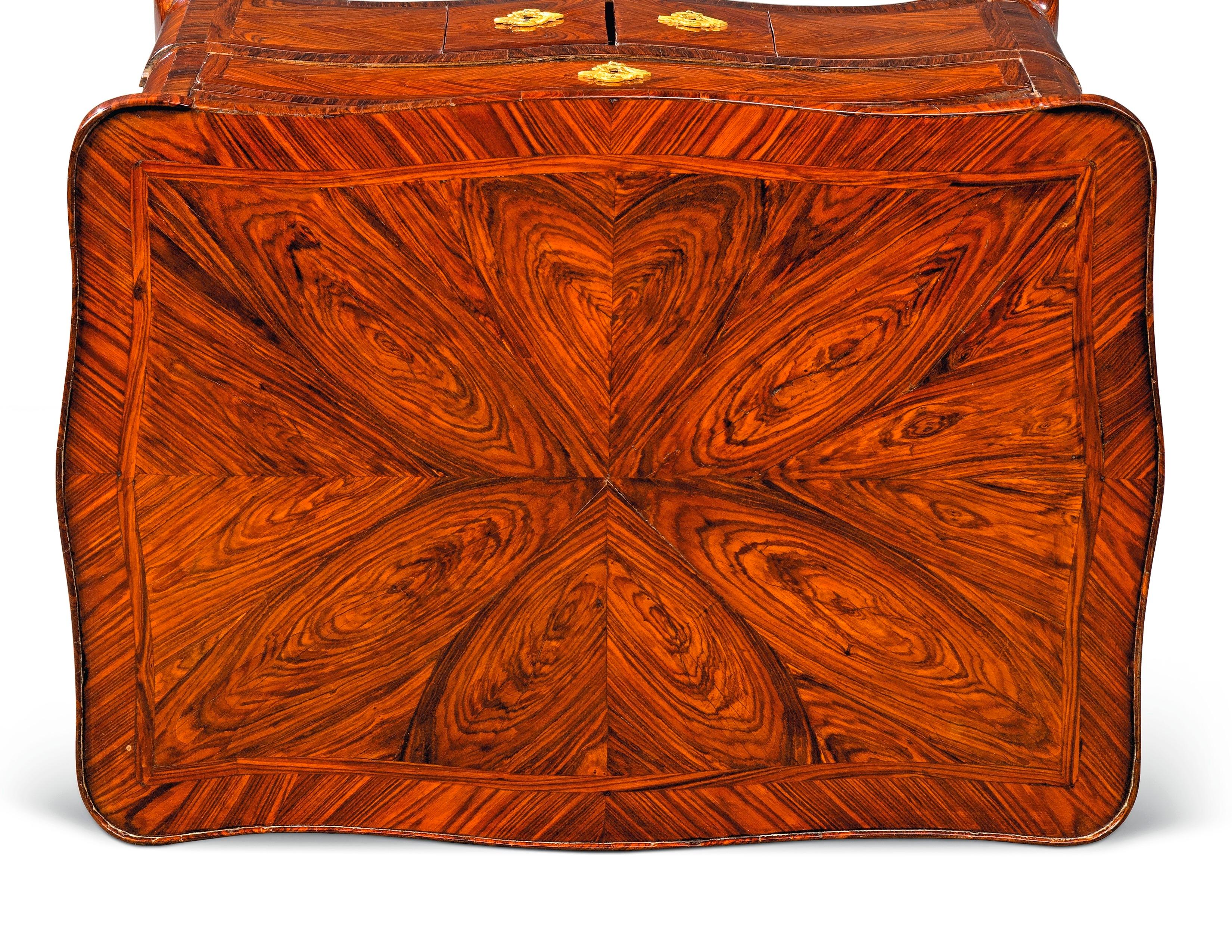 Bronze 18th Century, Italian Louis XV Wood Center Table For Sale