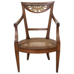 18th Century Italian Louis XVI Armchair with Canapé