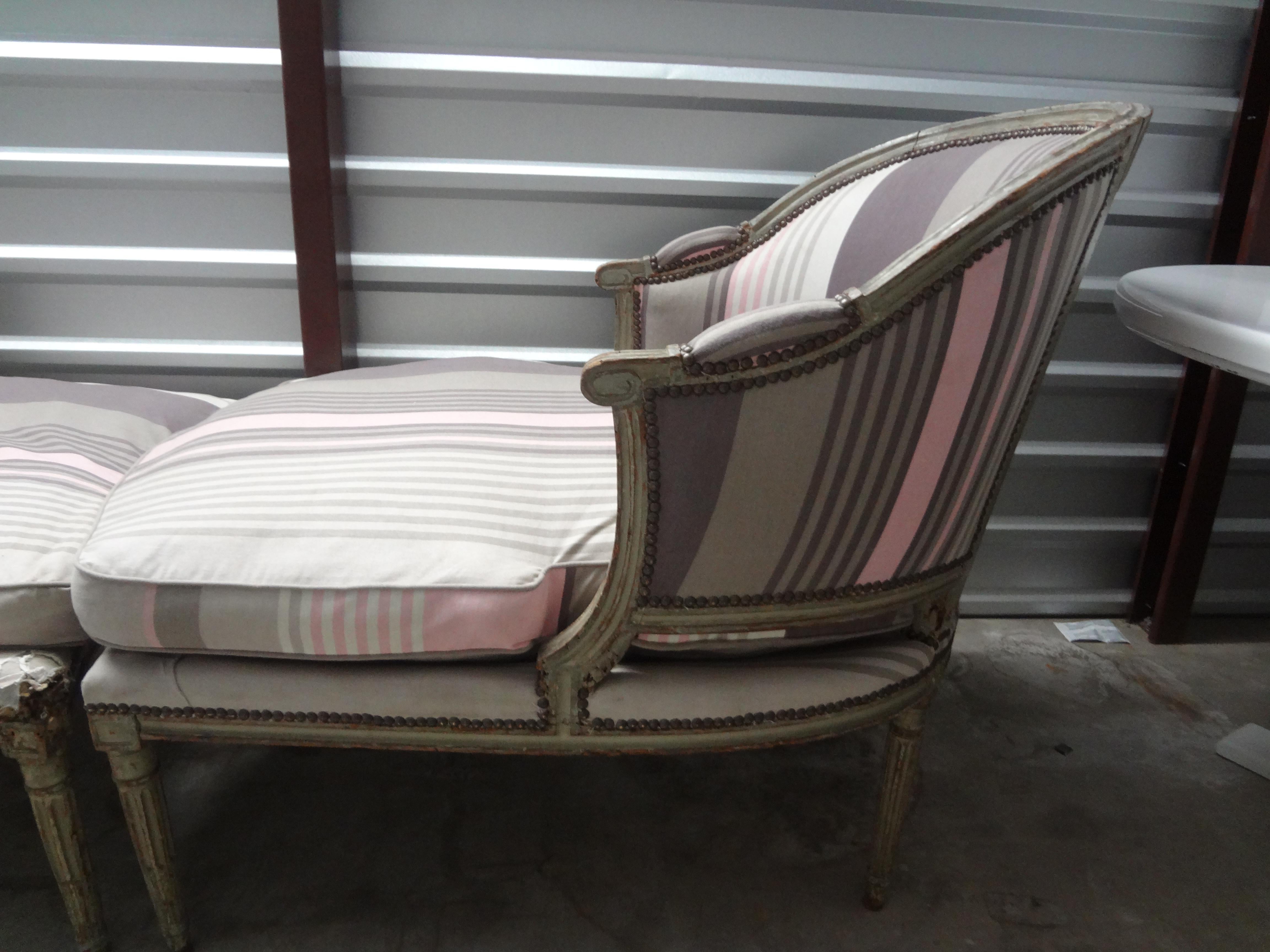 Peint XVIIIe siècle italien Louis XVI Duchesse Brisee en vente