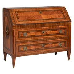 Used 18th Century Italian Louis XVI Tilt Door Bureau