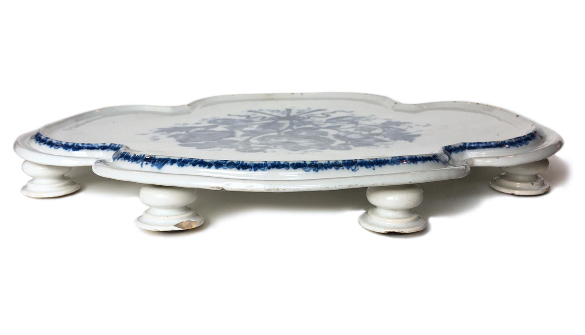 Barocco Centrotavola in maiolica italiano del XVIII secolo Bassano Venezia, 1750 circa in vendita