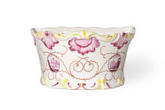 Siglo XVIII, Macetero italiano de Maiolica, Pasquale Rubati, Milán, 1770 circa