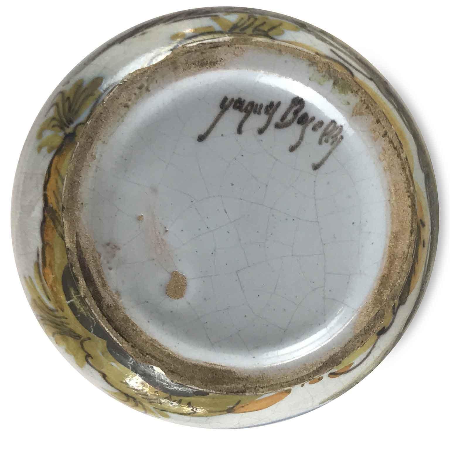 Italienisches Majolika-Abriello- Drogenglas von Jacques Boselly aus dem 18. Jahrhundert im Angebot 10