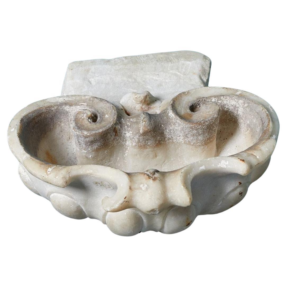 18th Century Italian Marble Holy Water Stoup For Sale