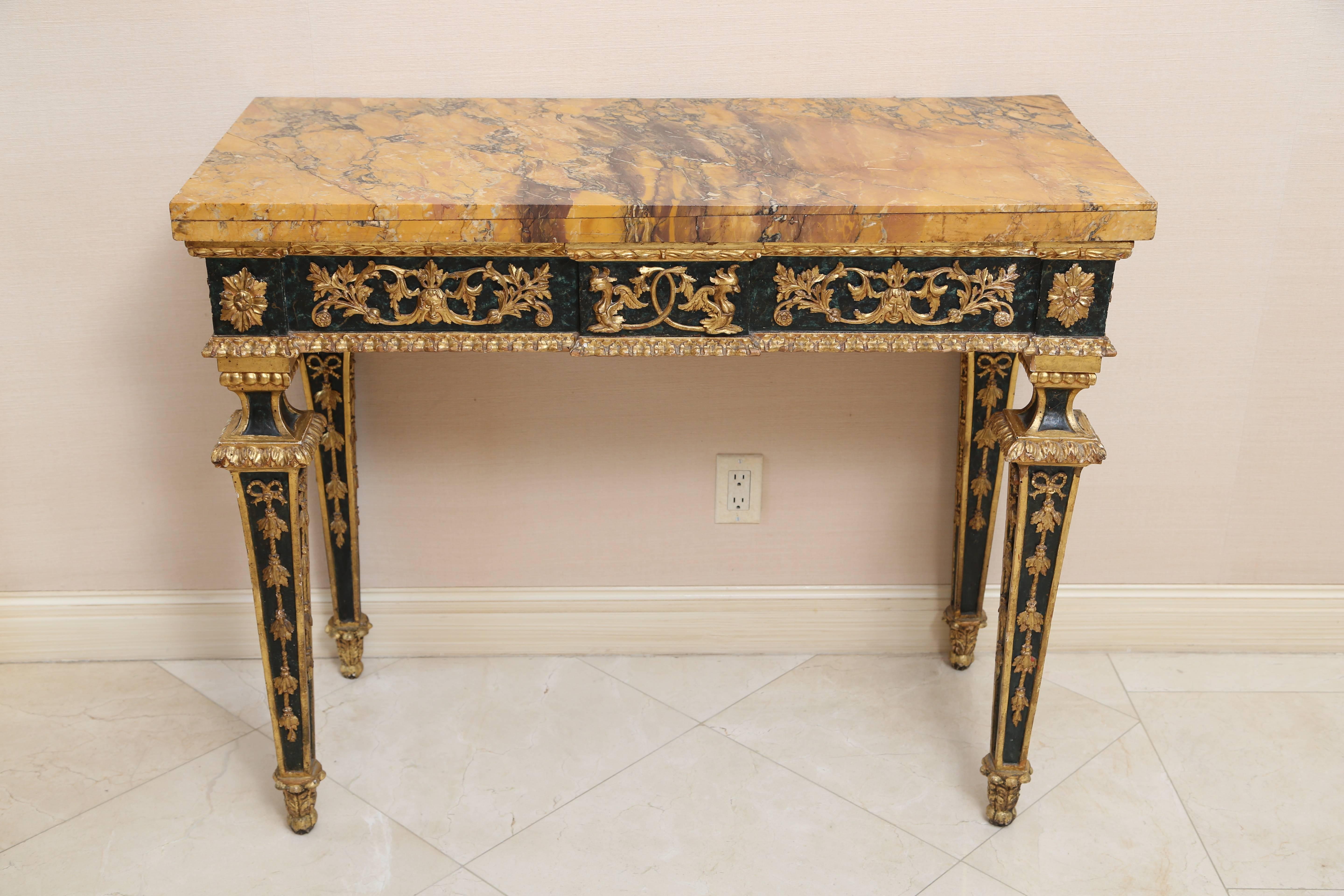 italian marble console table