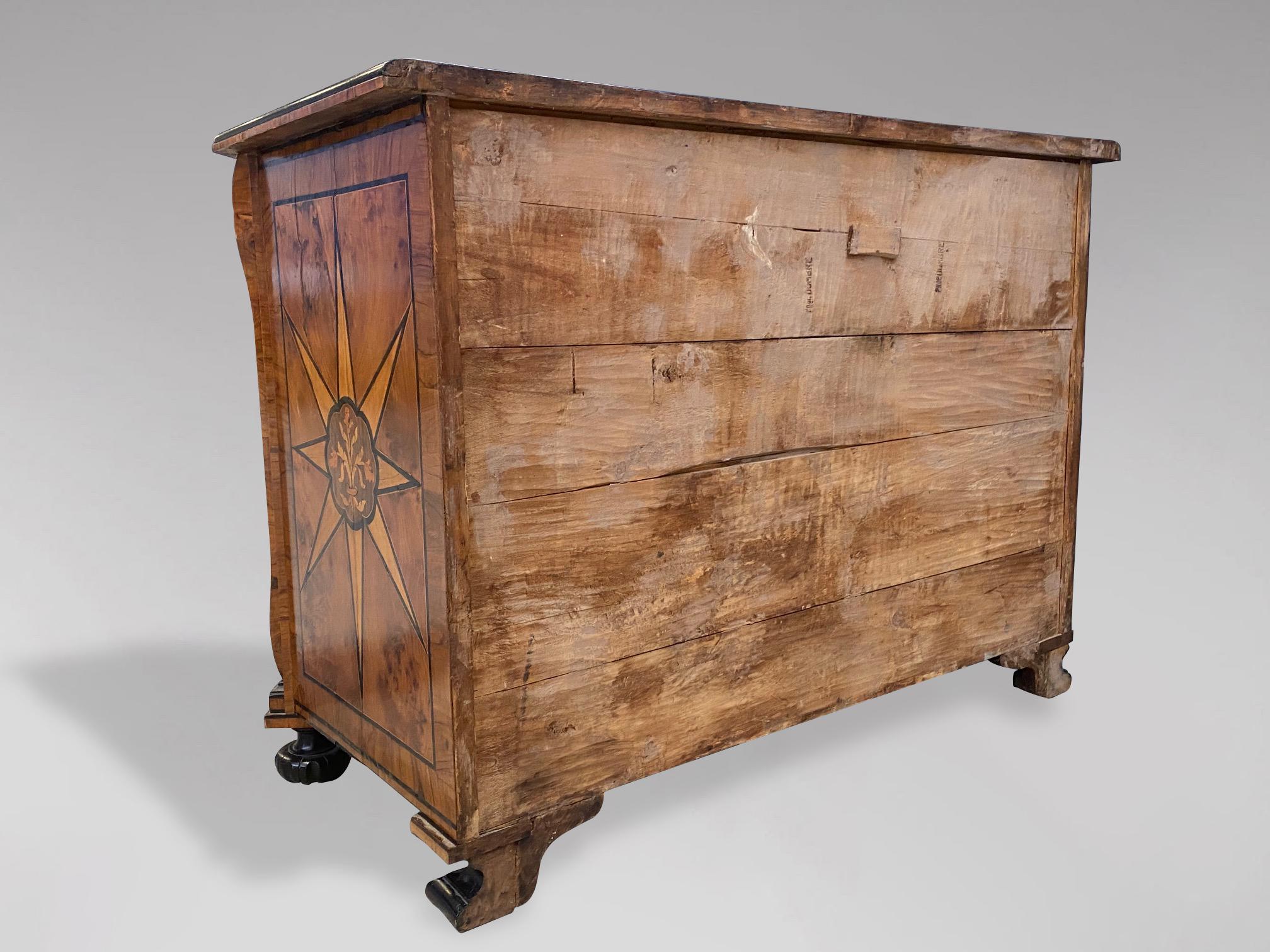 18th Century Italian Marquetry and Inlay Commode 3