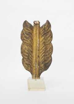 Italienische Mekka-Pflanzgefe aus dem 18. Jahrhundert mit Barockperlen auf einem Sockel aus poliertem Calcite