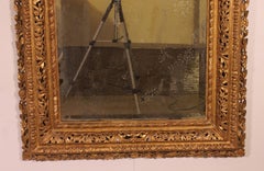 18th Century Italian Mirror In Gilded Wood