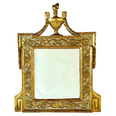 18th Century Italian Neoclassic Giltwood Mirror