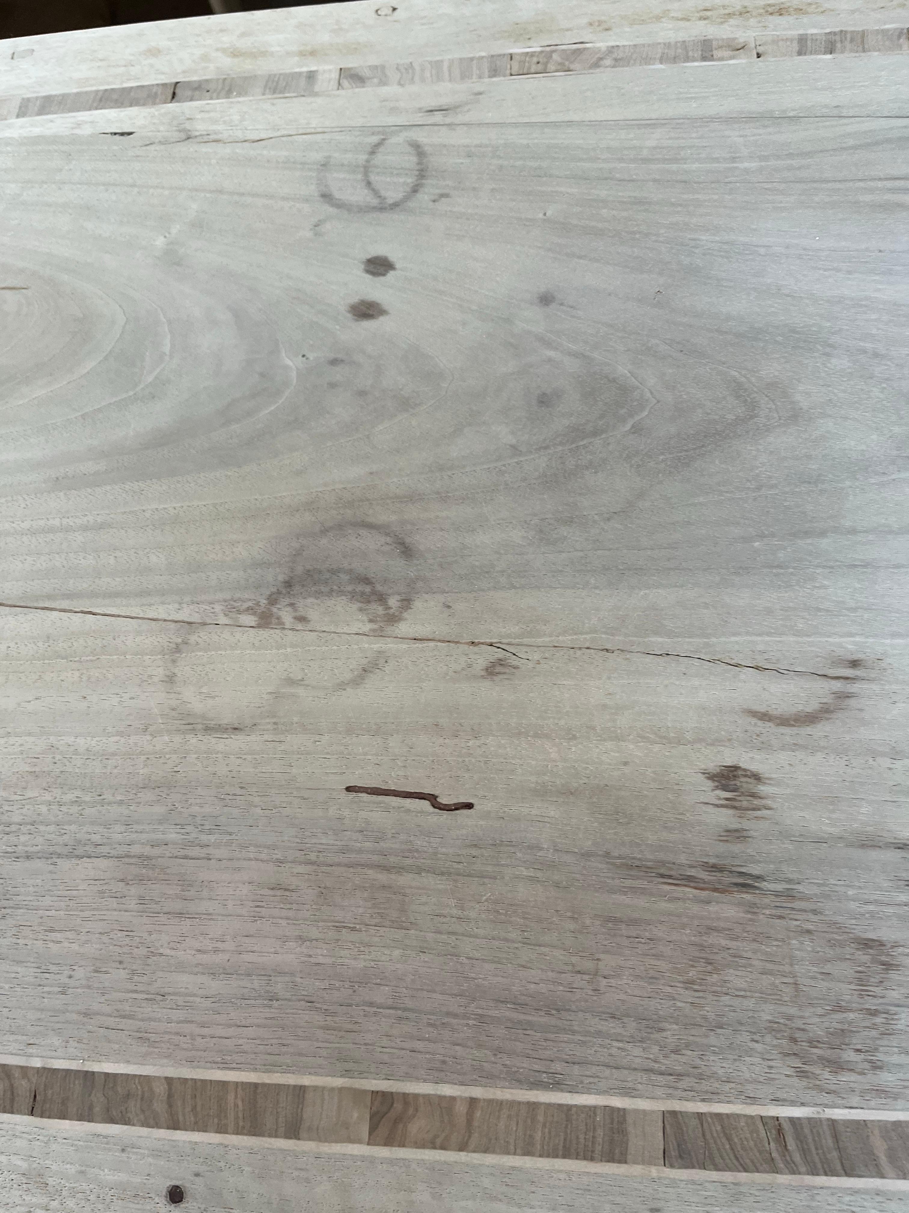 Commodo neoclassico italiano del XVIII secolo in ciliegio sbiancato con intarsio in vendita 5