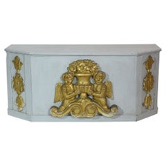 18th Century Italian Neoclassical Carved Wooden Altar