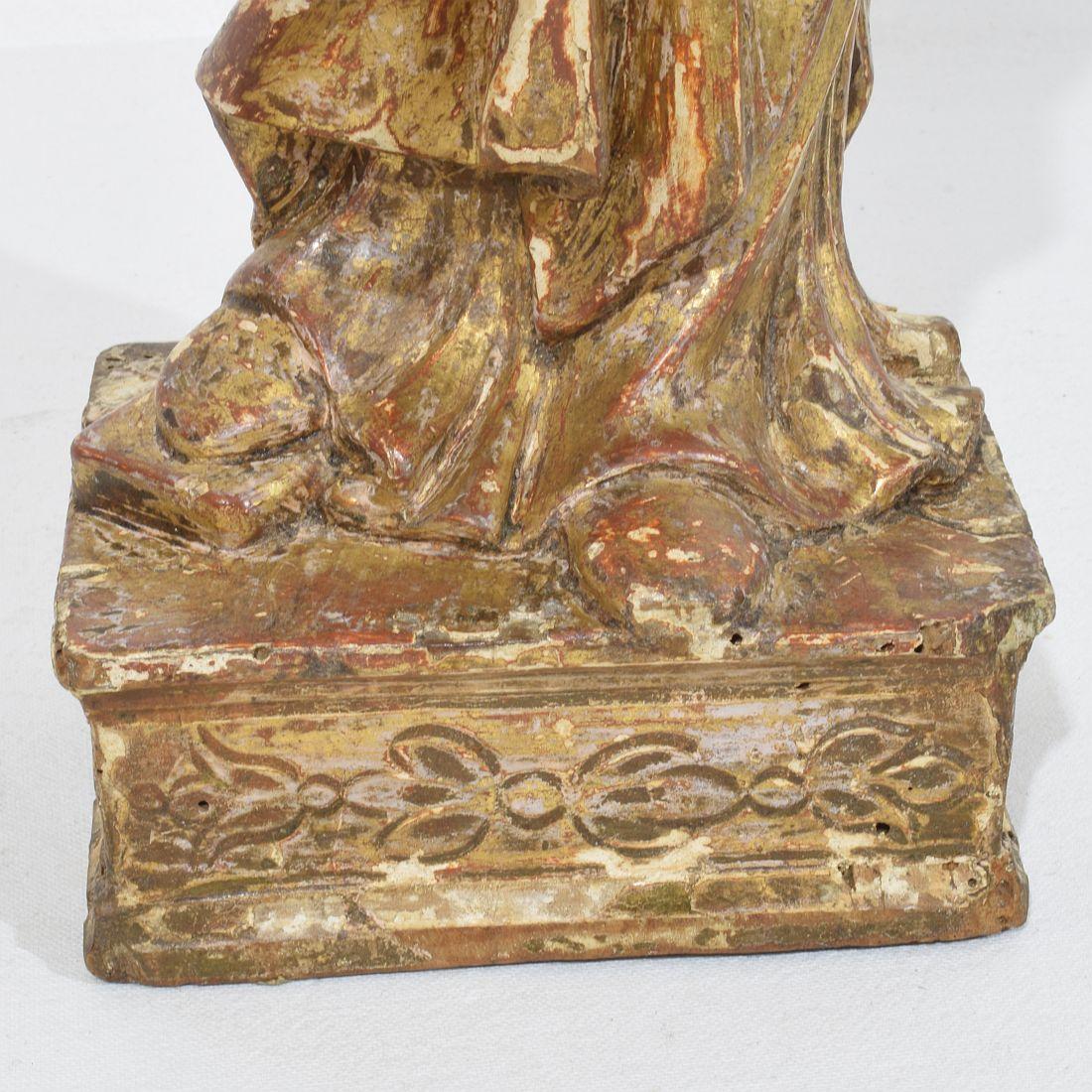 Madonna avec enfant néoclassique italienne du 18ème siècle en vente 11