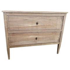 18th Century Italian Neoclassical Commode in Bleached Cherry