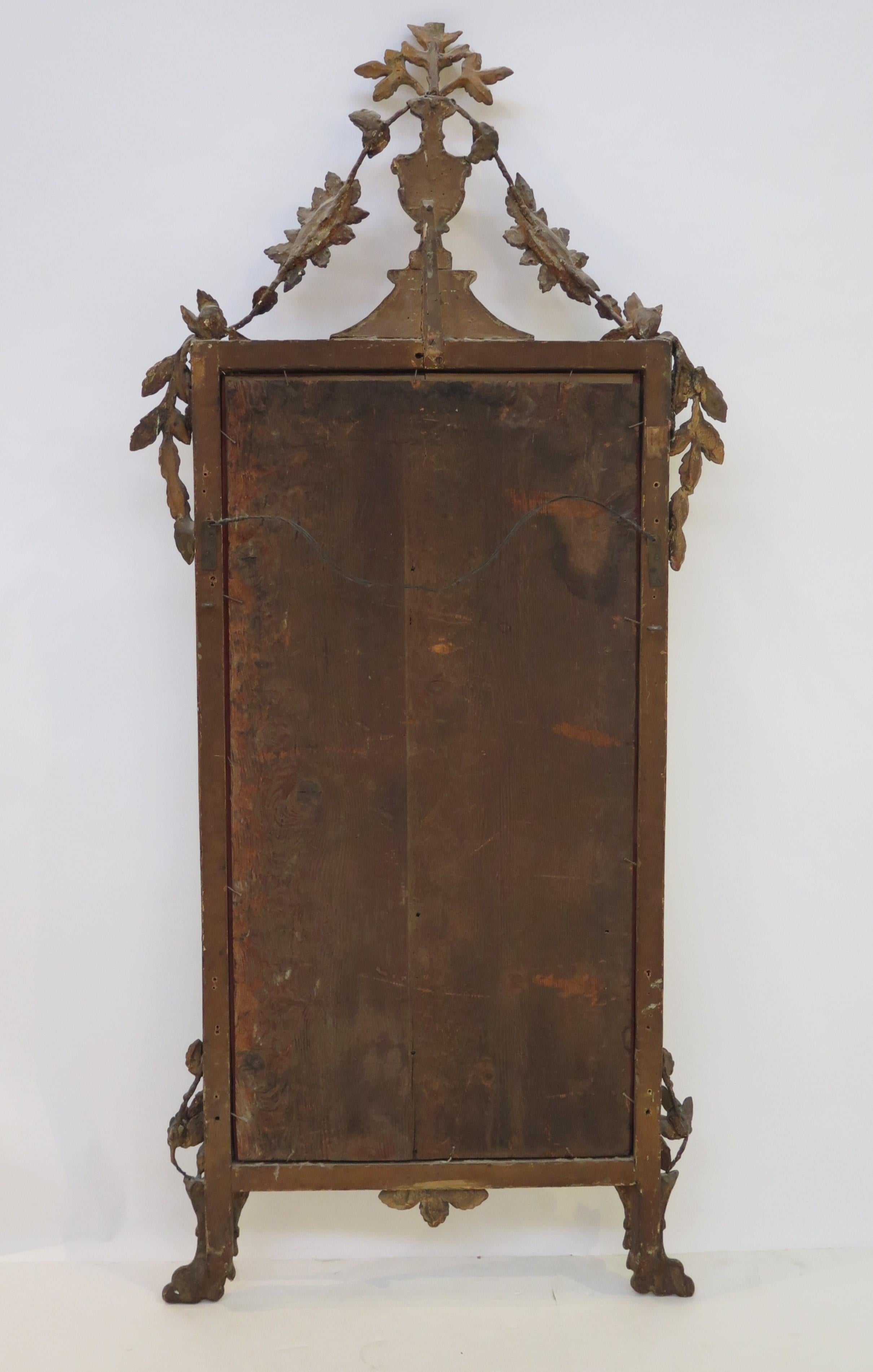 A Italian Neoclassic Giltwood Mirror 8