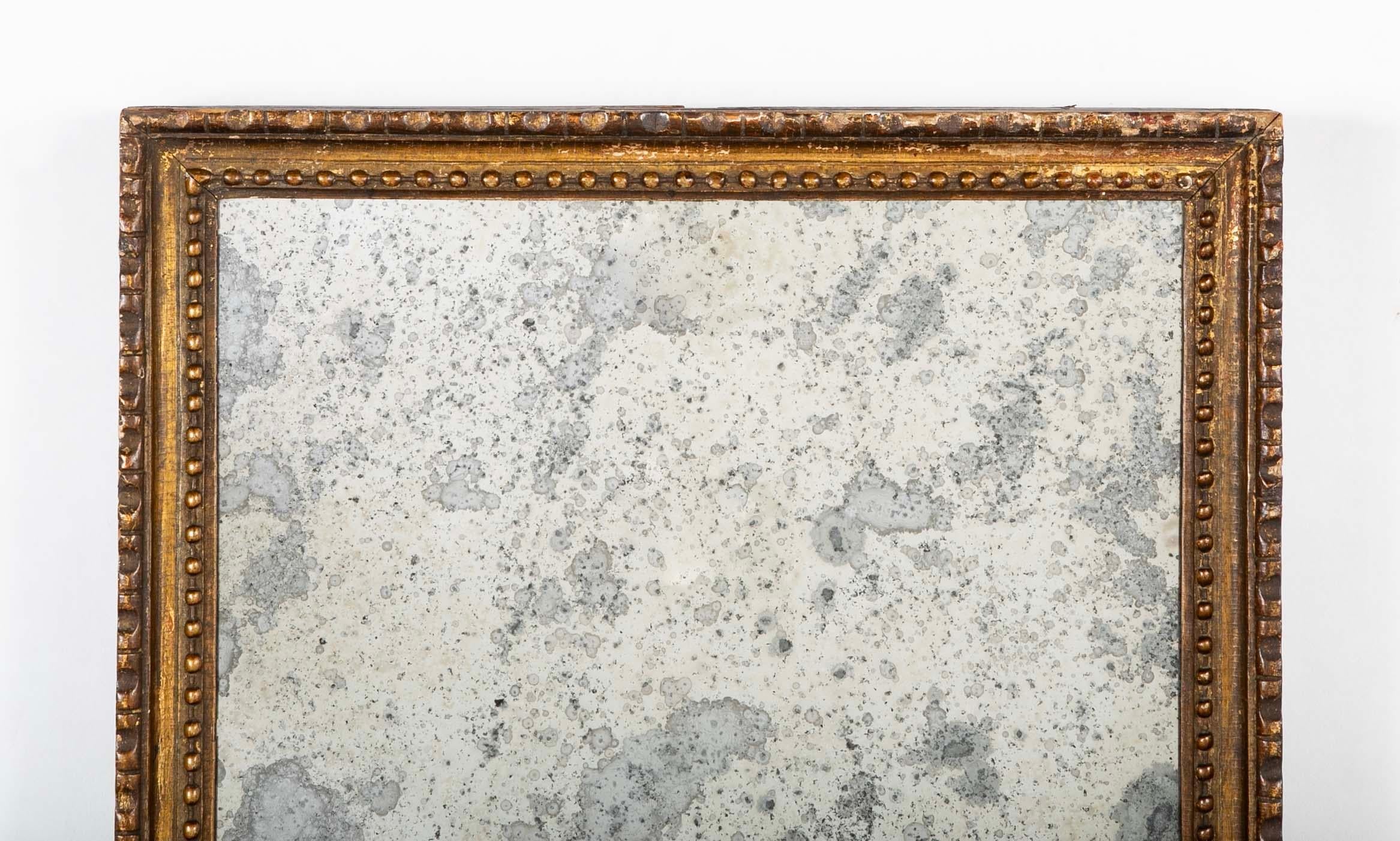 Neoclassico Specchio in legno dorato neoclassico italiano del XVIII secolo in vendita