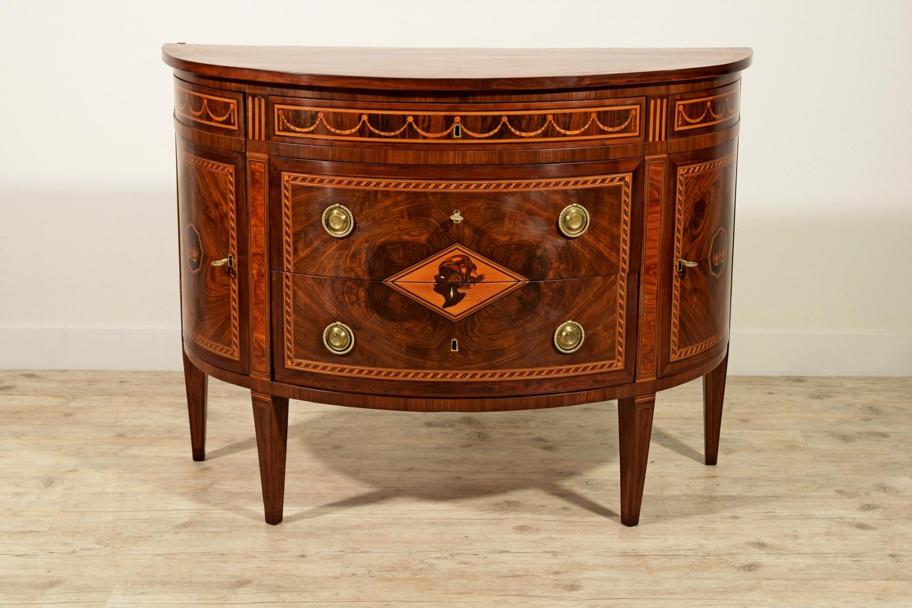 half moon chest of drawers