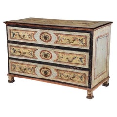 18th Century Italian Neoclassical
Polychrome Painted Commode