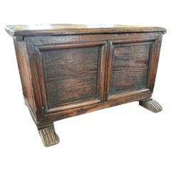 Antique 18th Century Italian Oak Box / Chest