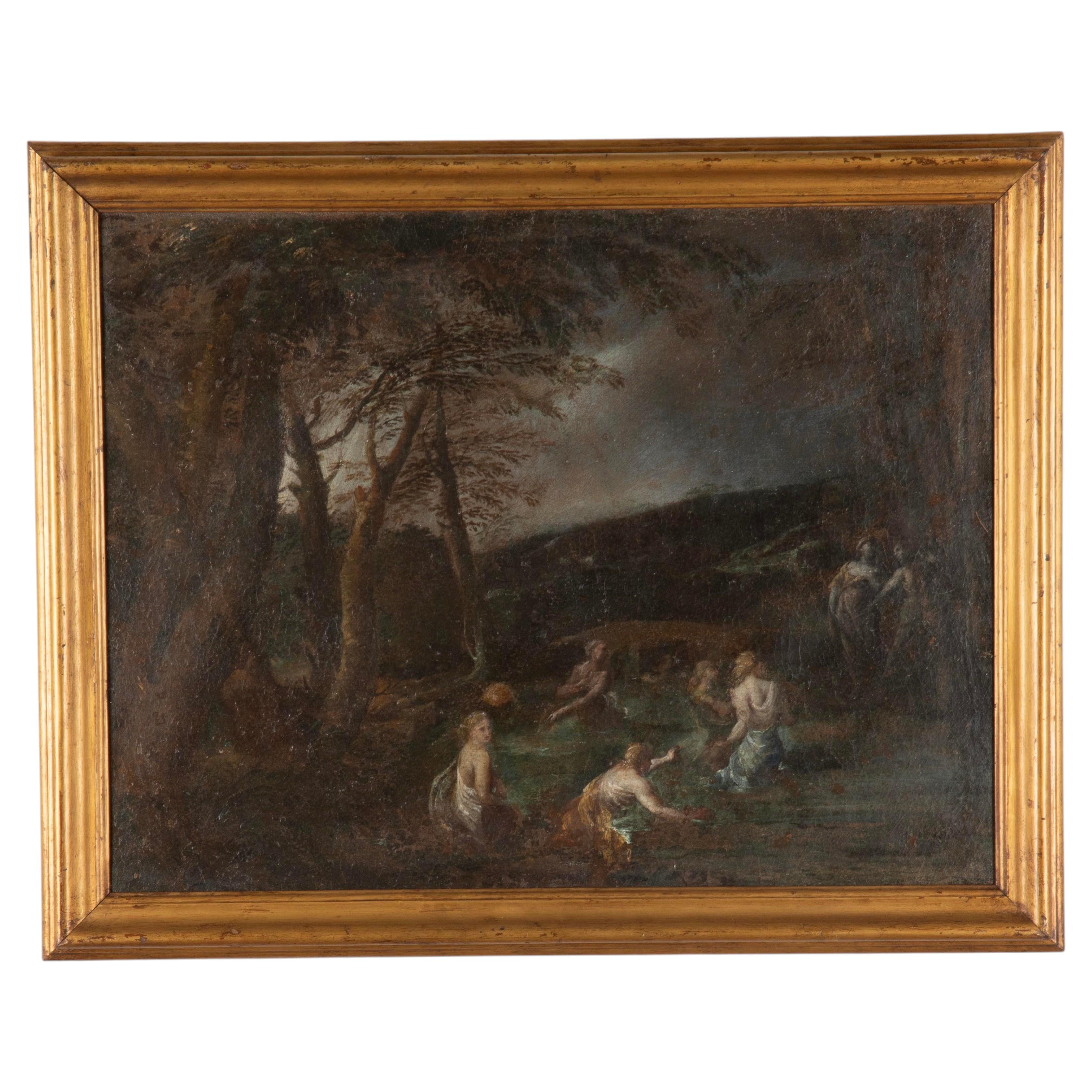 18th Century Italian Oil on Canvas Painting
