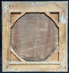 18th Century Italian Oil Madonna & Child with St. John the Baptist after Raphael