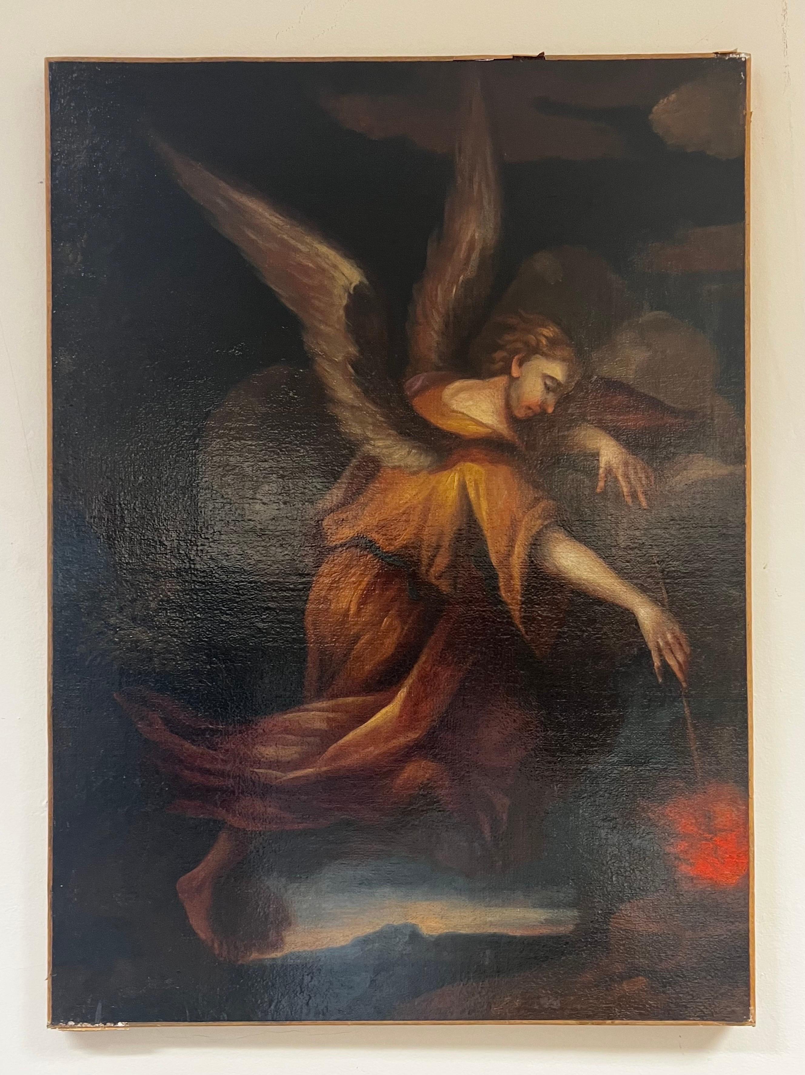 angel oil painting