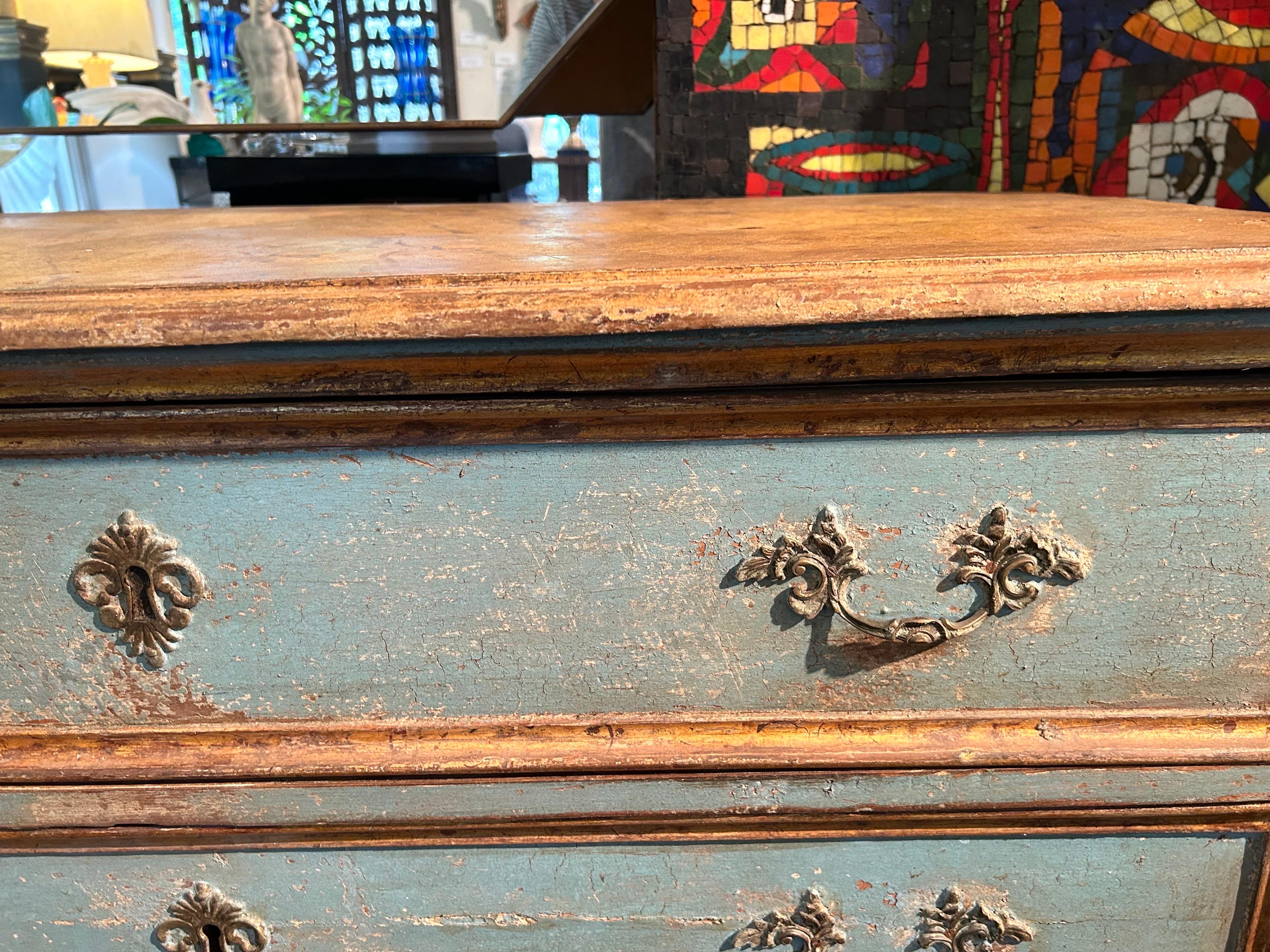 18th Century Italian Painted Chest Or Commode For Sale 1