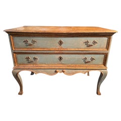 18th Century Italian Painted Chest Or Commode