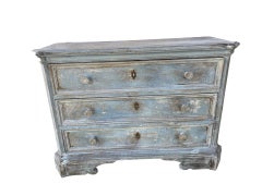18th Century Italian Painted Commode / Chest of Drawers / Dresser