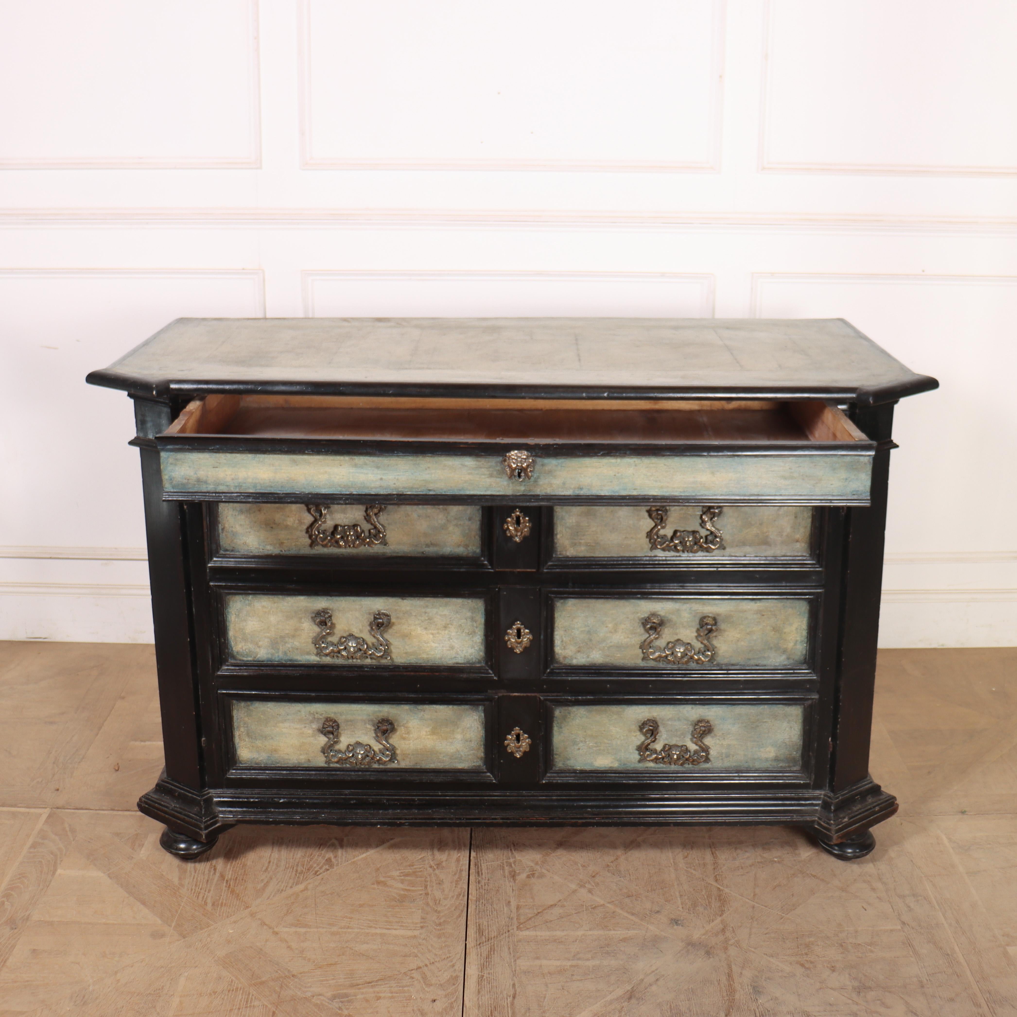 18th Century Italian Painted Commode For Sale 8