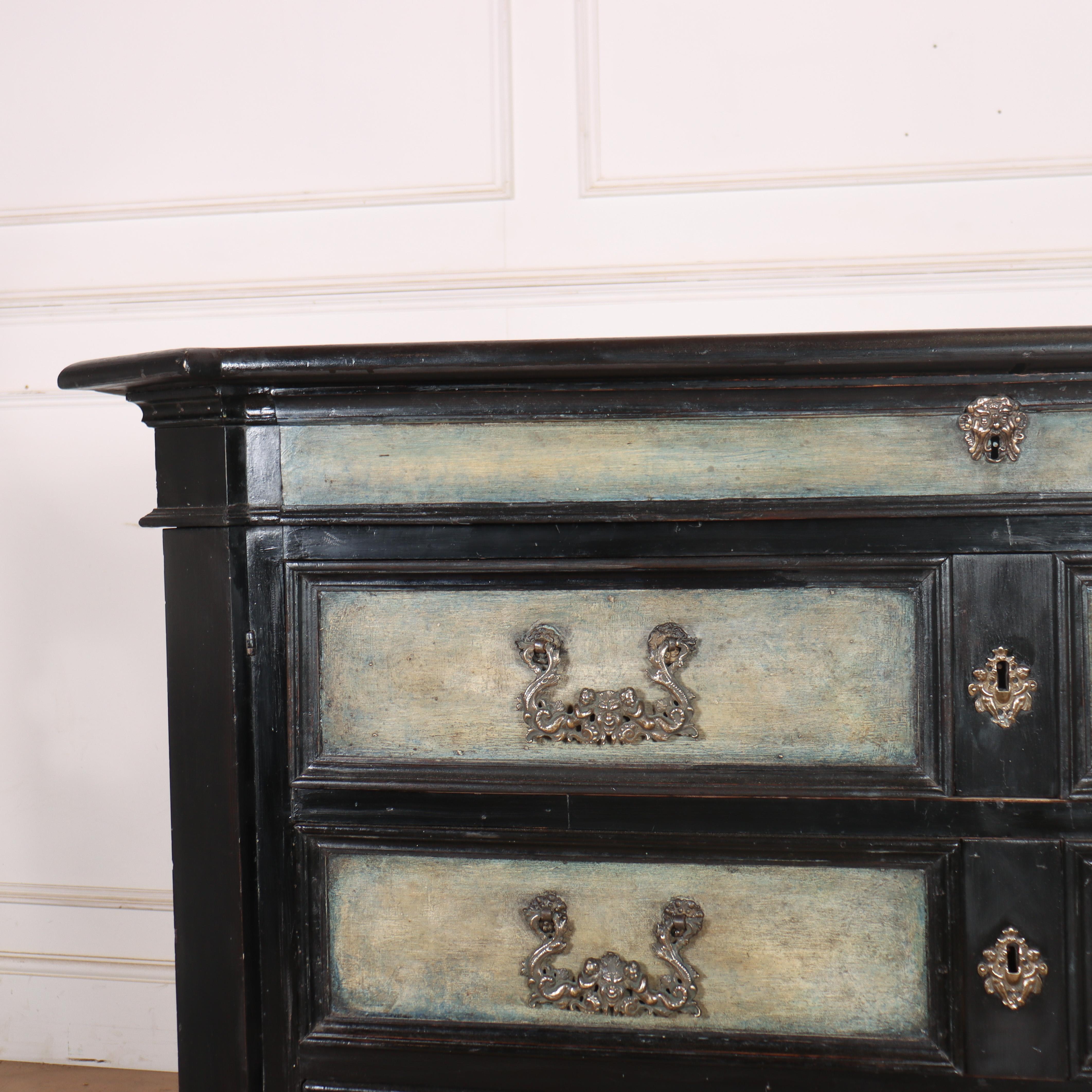 Stunning 18th century Italian painted pine commode with secret drawer compartments. 1760.


Code: 8887

Dimensions:
W: 62.5