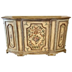 Commode italienne peinte du XVIIIe siècle