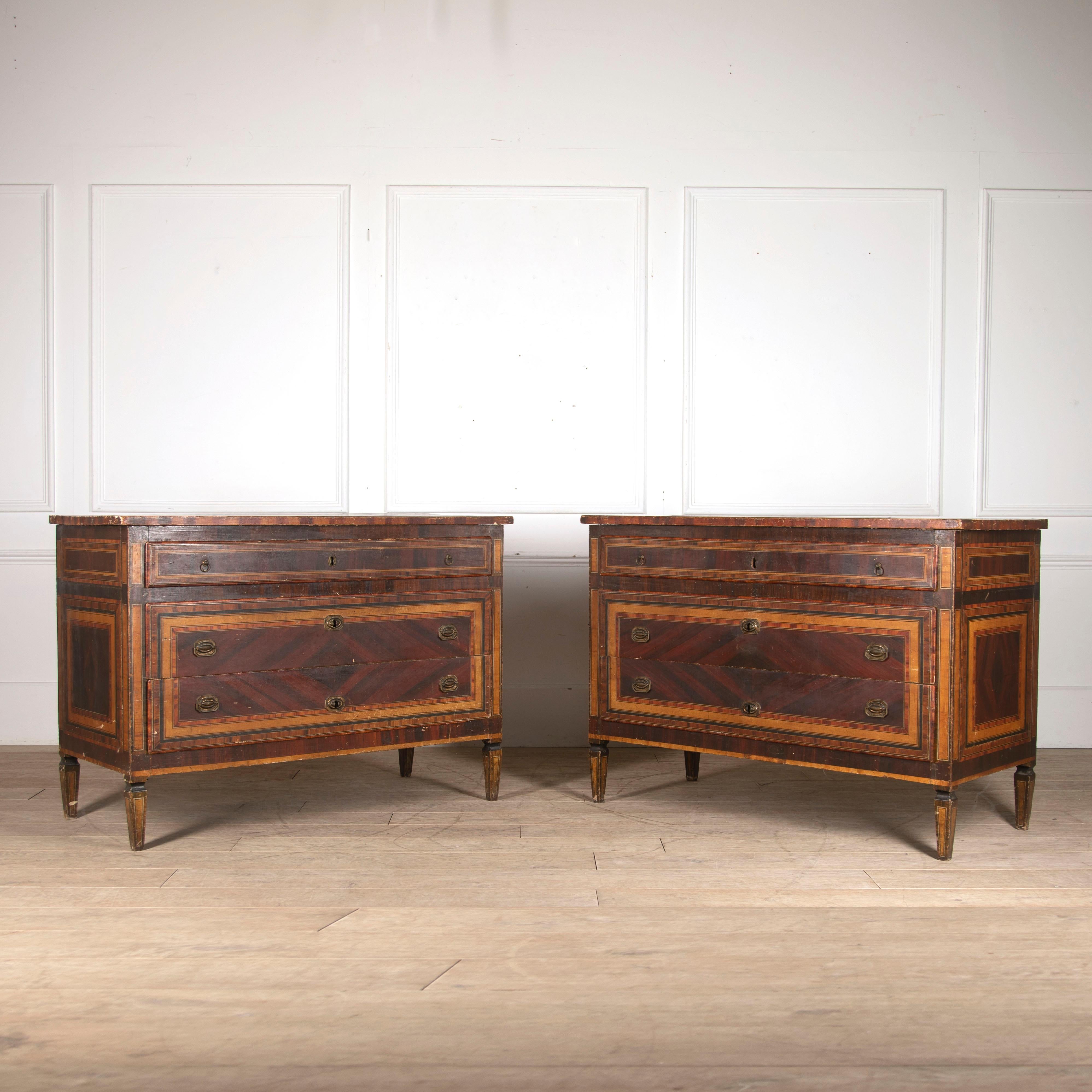 18th Century Italian Painted Commodes 2