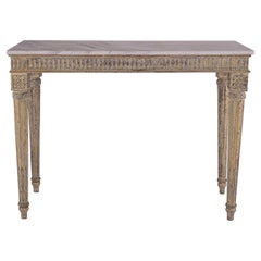 Consola italiana pintada del siglo XVIII