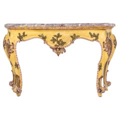 18th Century Italian Painted Console Table