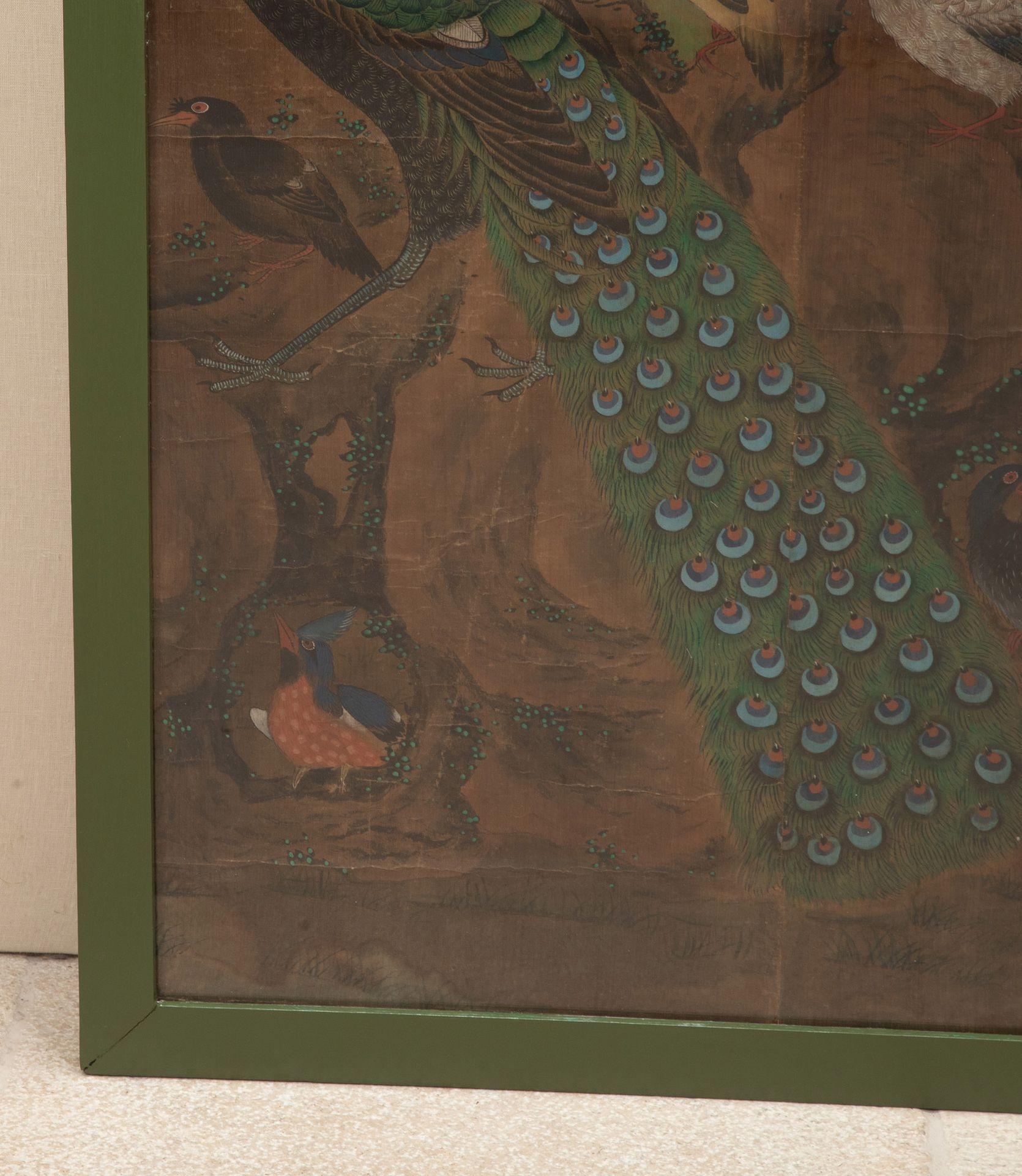 Italiano Pannello dipinto italiano del XVIII secolo in stile Chinoiserie in vendita