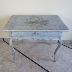 18th Century Italian Painted Side Table
