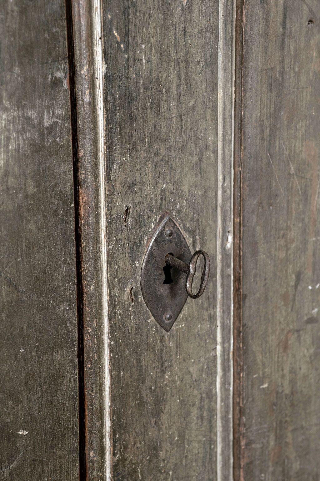 18th Century Italian Painted Wardrobe (Französische Provence) im Angebot