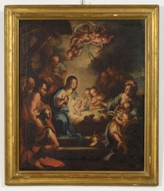 18th Century, Italian Painting, Adoration of the Shepherds by Follower of Conca
