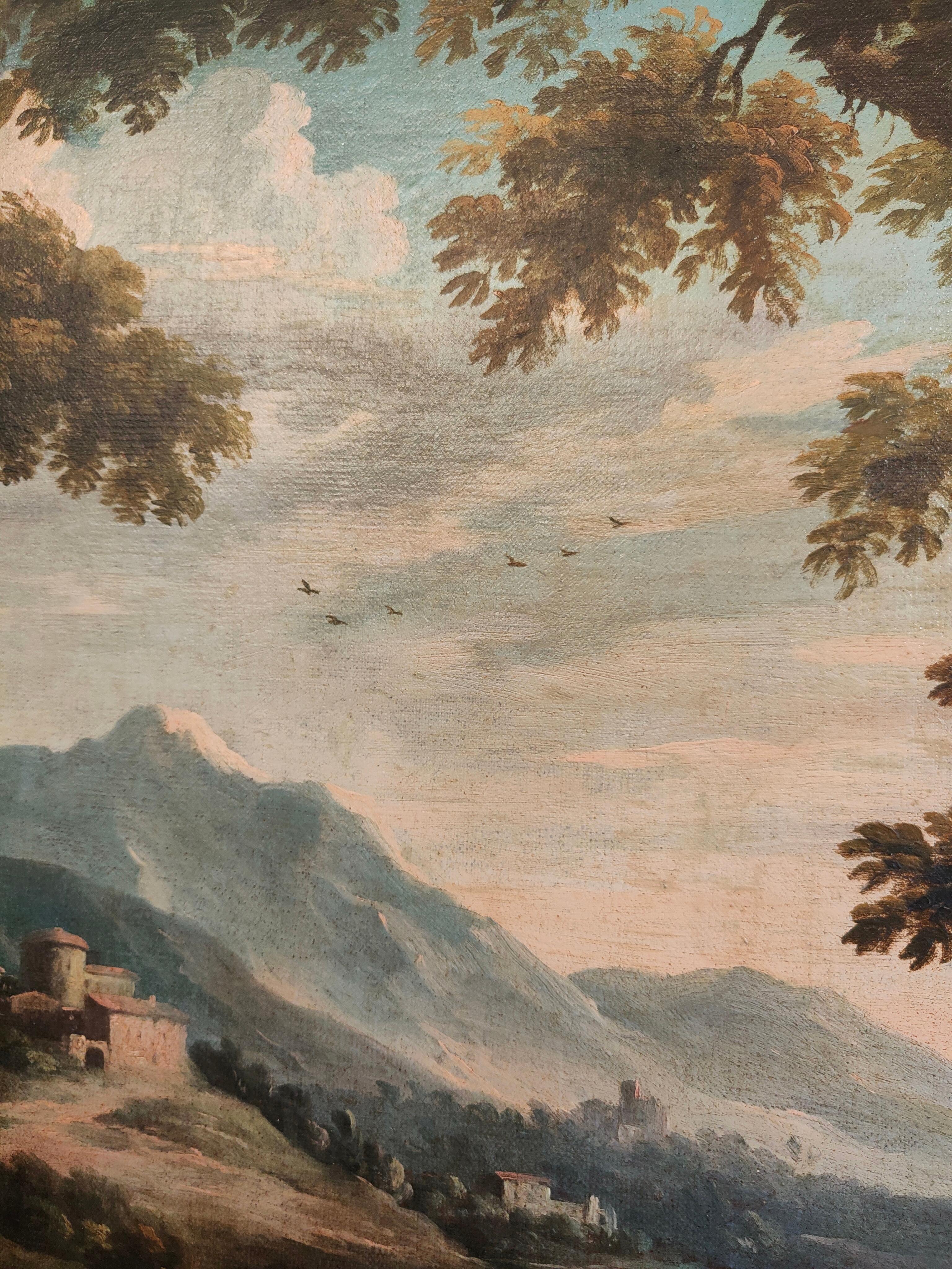 Tela Pittura italiana del XVIII secolo del pittore Scipione Cignaroli in vendita