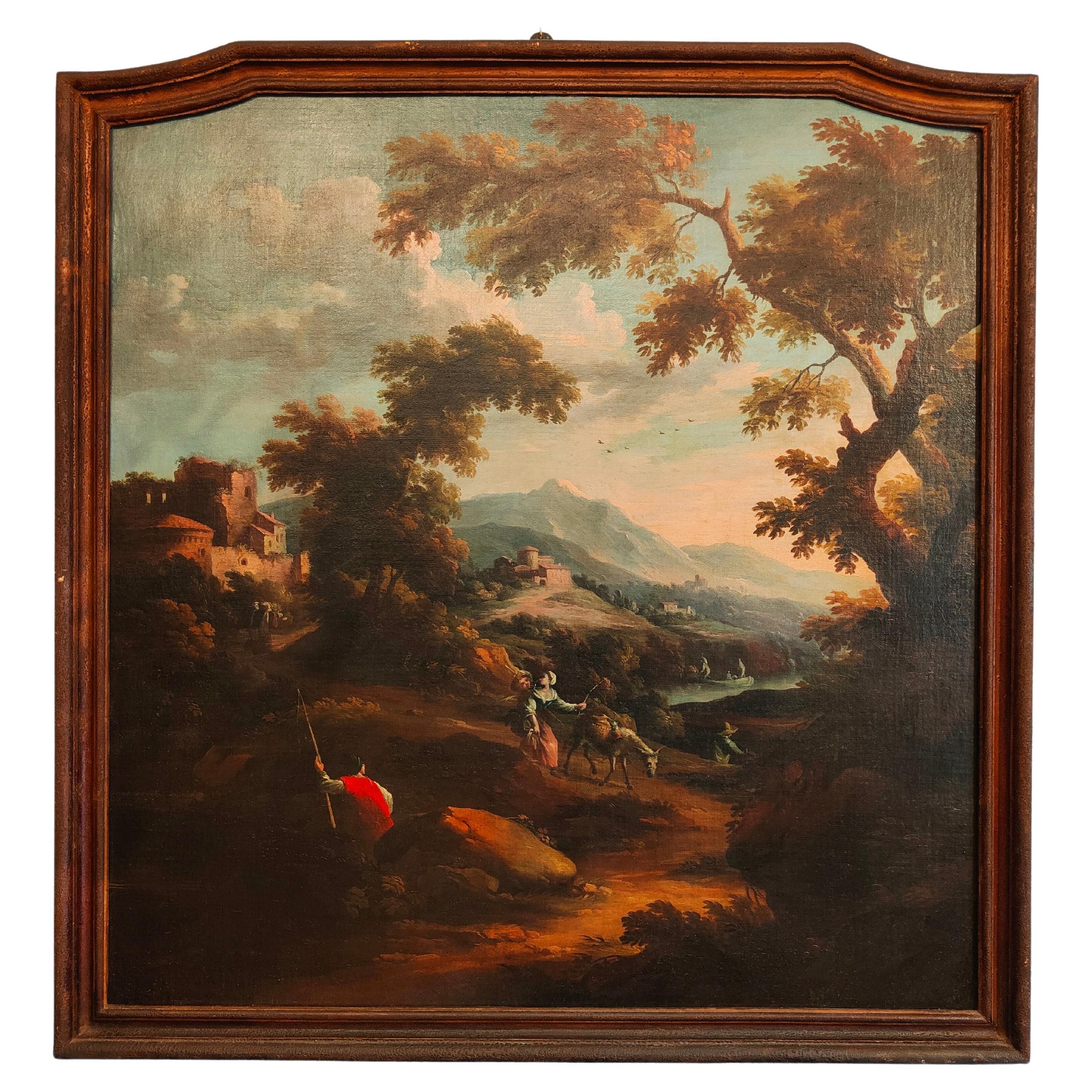 Peinture italienne du XVIIIe siècle du peintre Scipione Cignaroli en vente
