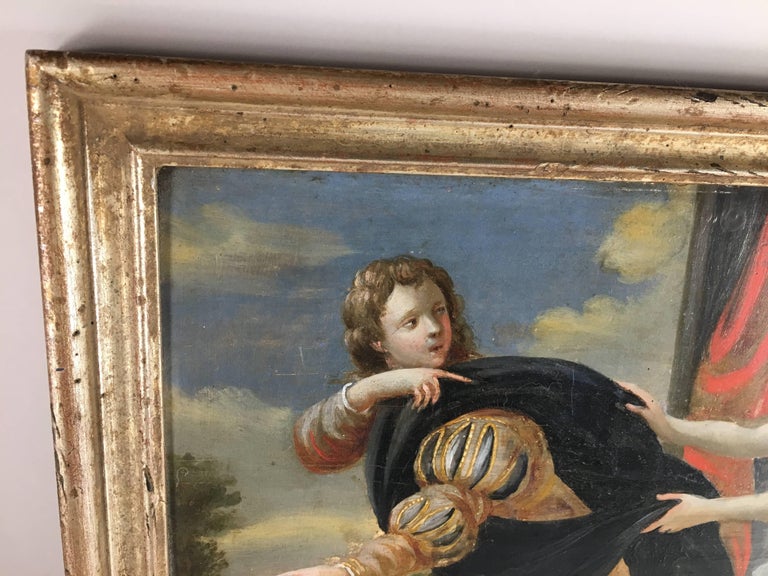 18th Century Italian Painting of Joseph and Potiphar's Wife at 1stDibs