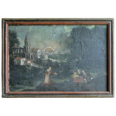 18th Century Italian Painting Oil on Canvas