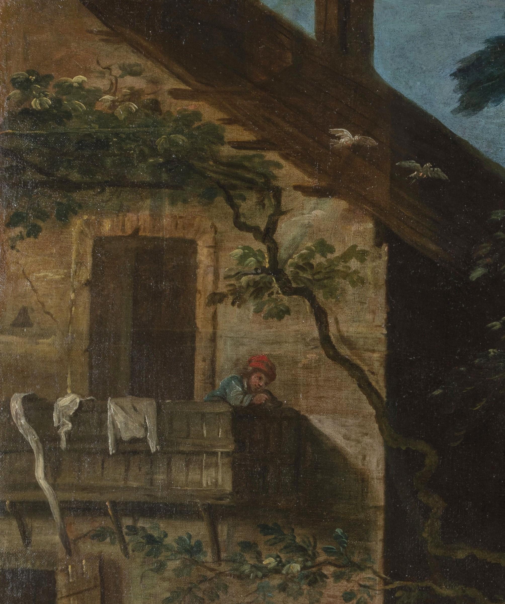 peasants before an inn painter