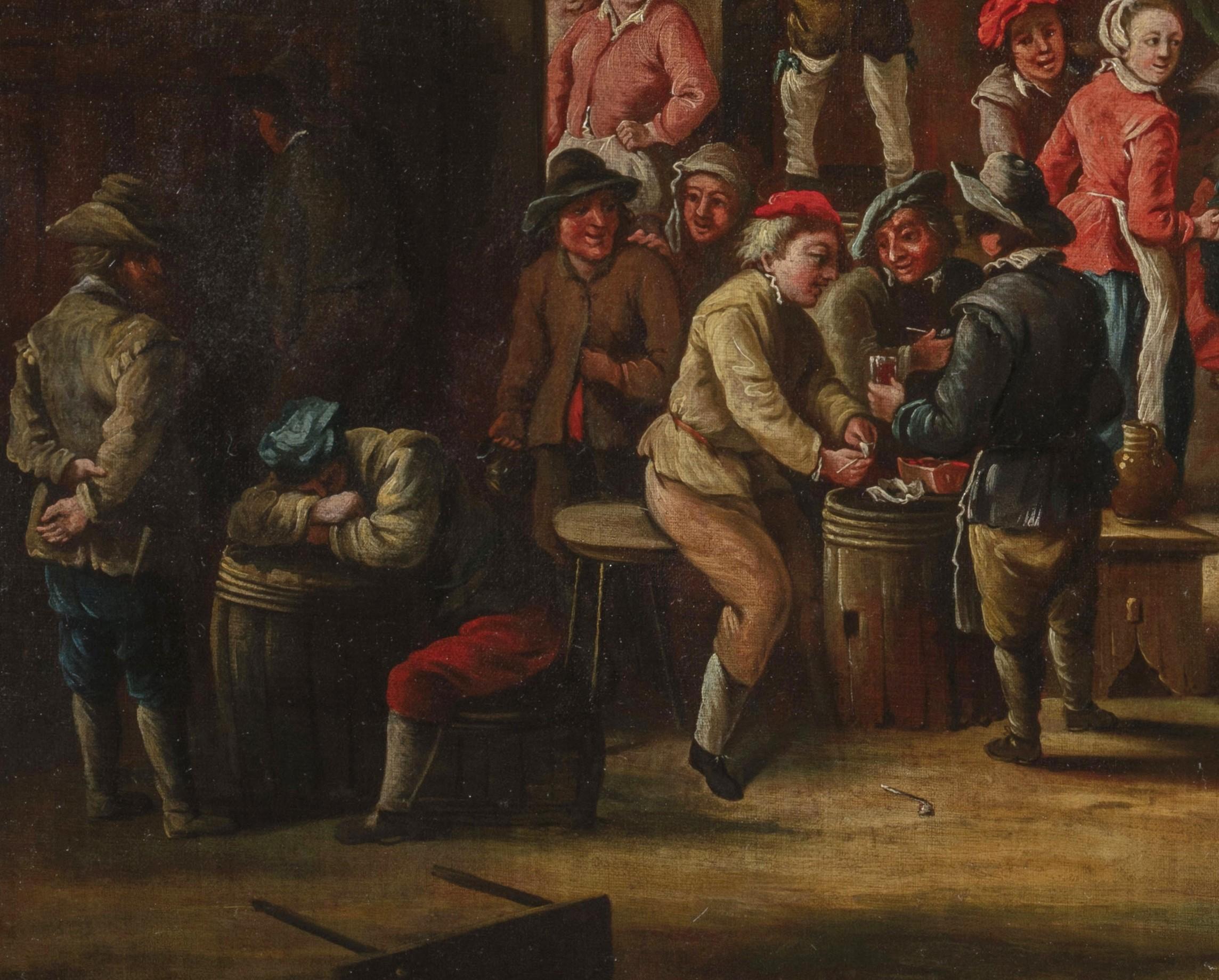 dutch painter of peasants before an inn